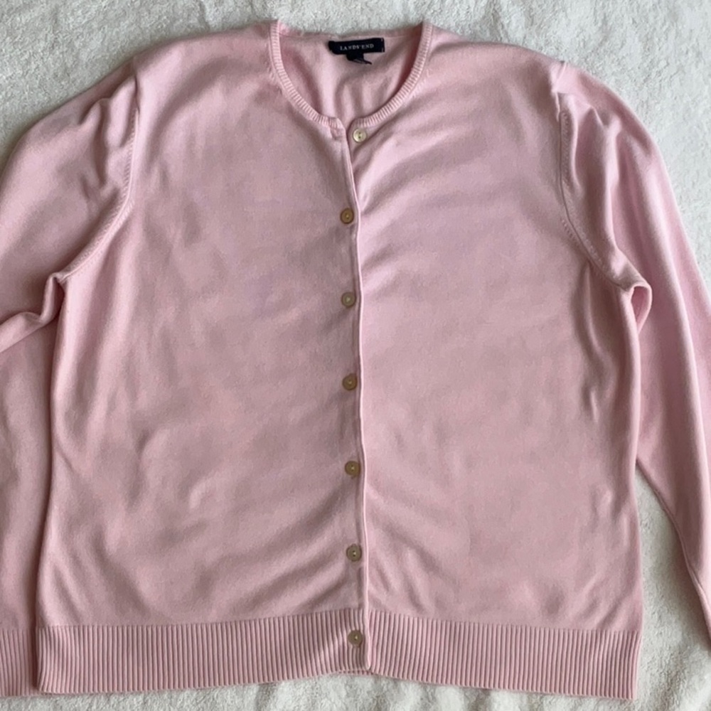 Ladies Lands  End cardigan